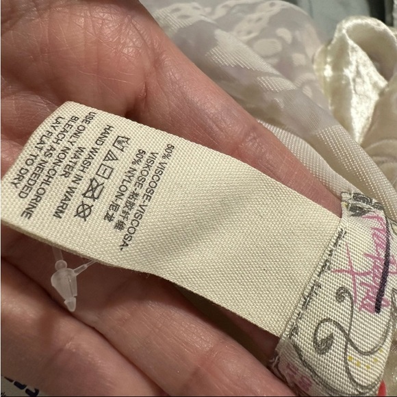 UNICORN 🦄 RARE FREE PEOPLE NIGHTBIRD BURNOUT KIMONO OS - Picture 15 of 16